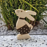 Hase-Pfote-hinten-braun