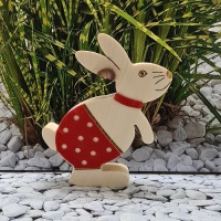 Hase-Pfote-vorne-rot